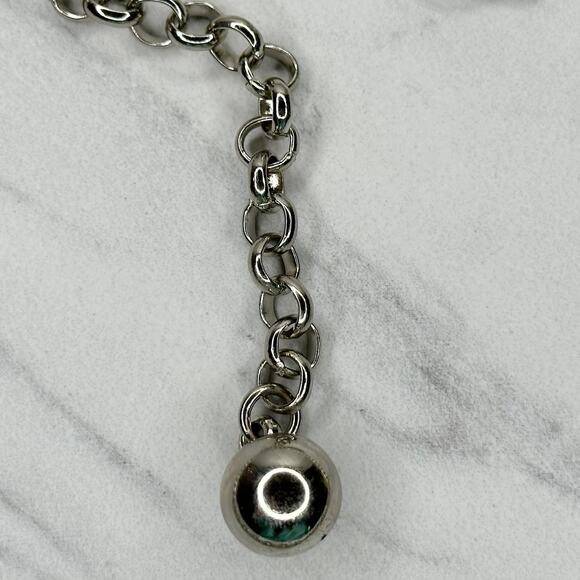 Minimalist Silver Chain Link Belt Y2K Simple Extra Small/Small (XS/S) ✨ - Picture 10 of 10